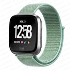 Fitibit Versa 3 Versa 4 Sense 2 Fabric Watch Band green