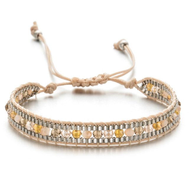 Ethnic Chic Bracelet beige