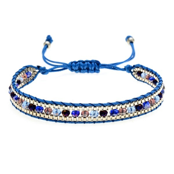 Ethnic Chic Bracelet royal blue