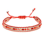 Ethnic Chic Bracelet red
