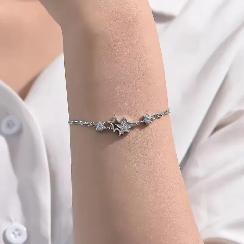 Stars and Crystal Bracelet