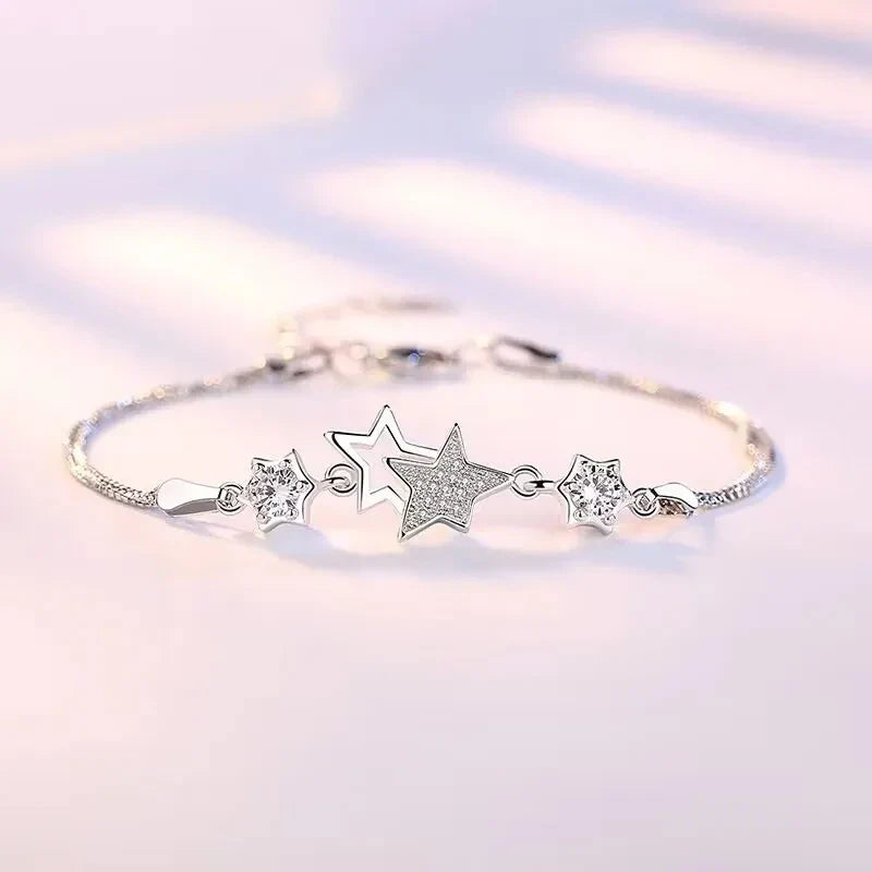 Stars and Crystal Bracelet