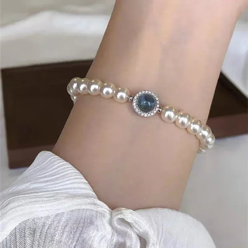 Elegant Beaded ID Bracelet