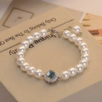 Elegant Beaded ID Bracelet