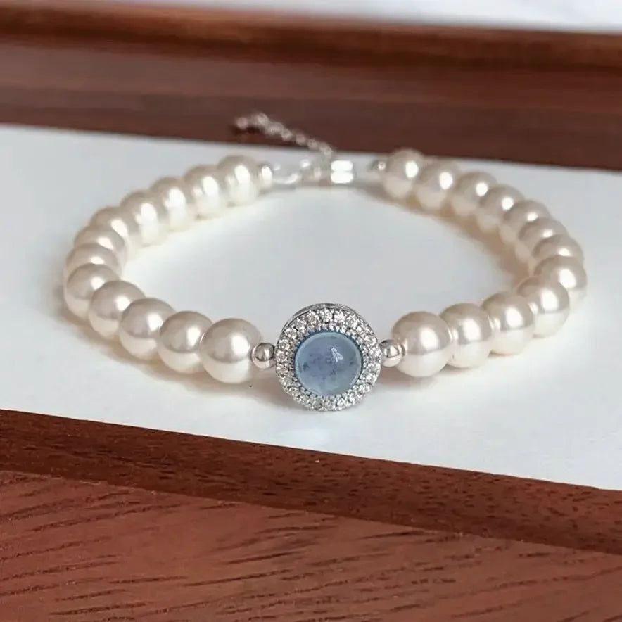 Elegant Beaded ID Bracelet