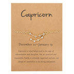 Women’s Zodiac Sign Bracelet 12 Constellations capricorn