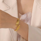 Laurel Leaf Bracelet gold