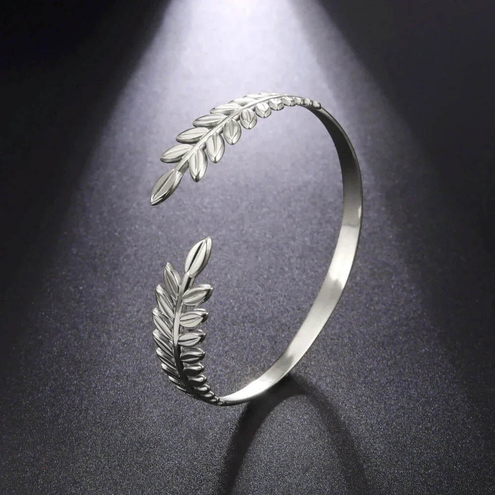 Laurel Leaf Bracelet silver