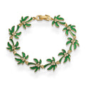 Green palm leaf bracelet