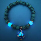 Lotus Flower Stone Bracelet 