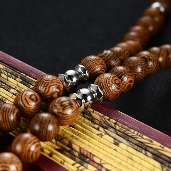 Dawapara Flower of Life Mandala Curb Chain Bracelet