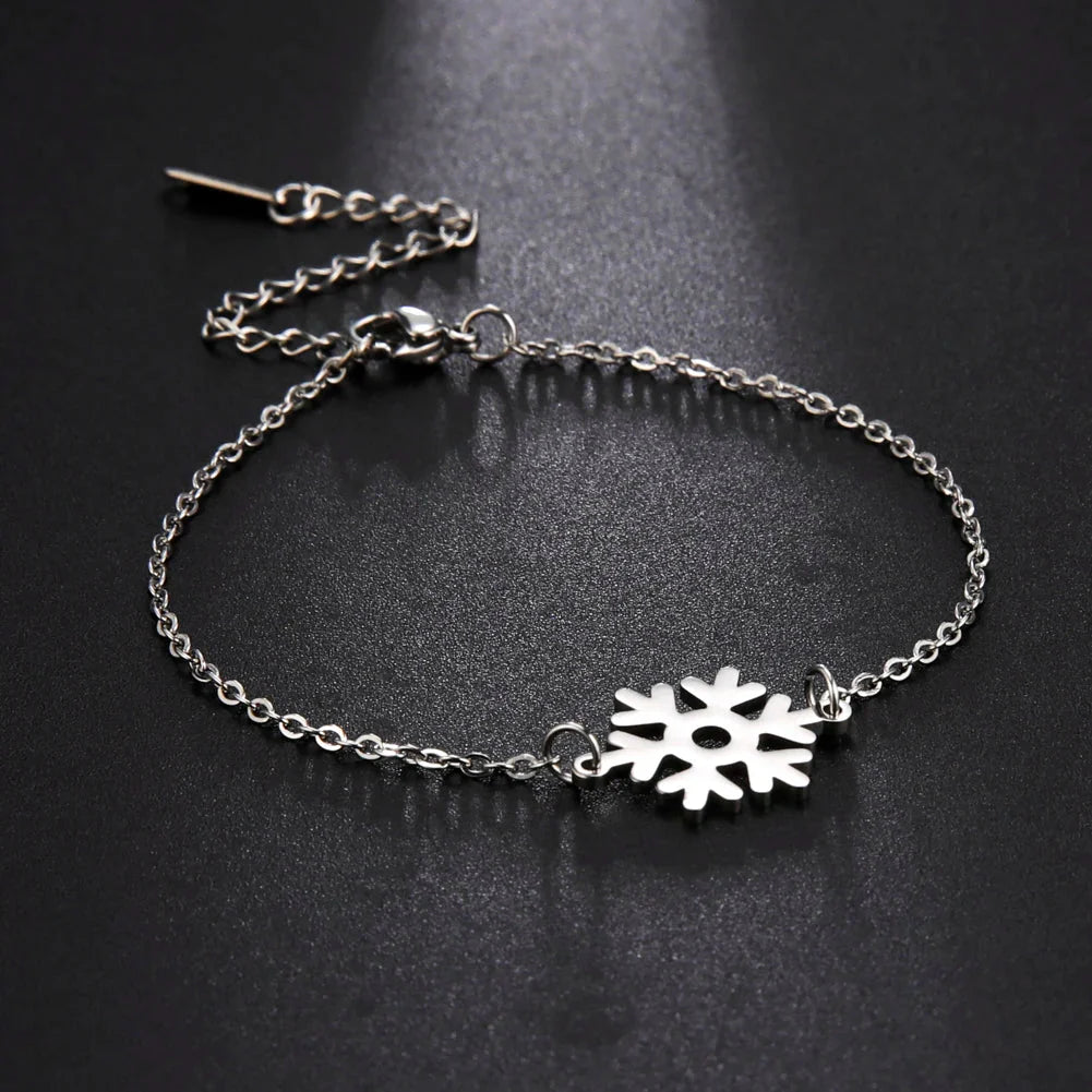 Snowflake Bracelet Silver