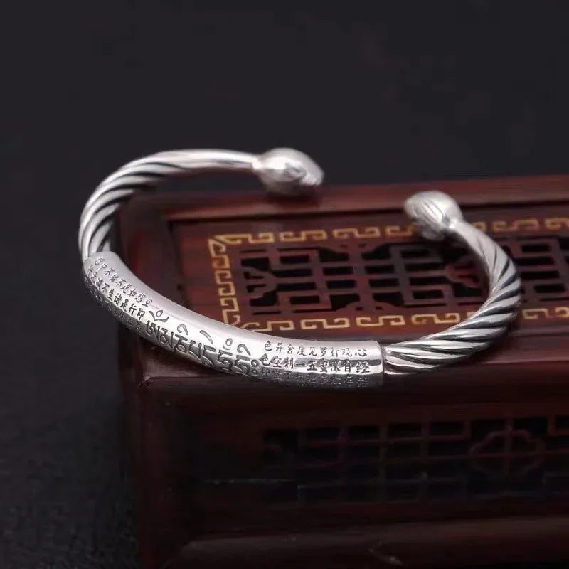 Buddhist ID Bracelet Lotus Flower