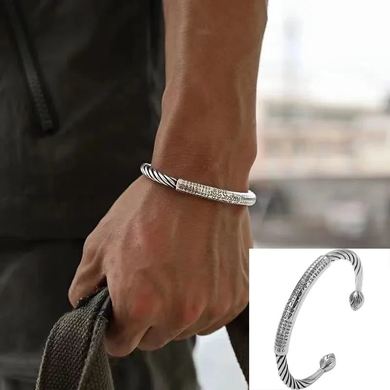 Buddhist ID Bracelet Lotus Flower