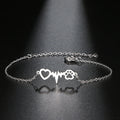 Heart Paw ID Bracelet silver