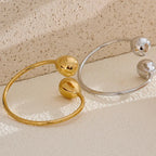 Gourmette Charm Bracelet Water Drop Gold