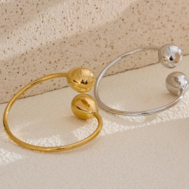Gourmette Charm Bracelet Water Drop Gold