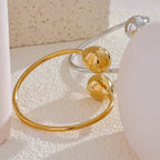 Gourmette Charm Bracelet Water Drop Gold