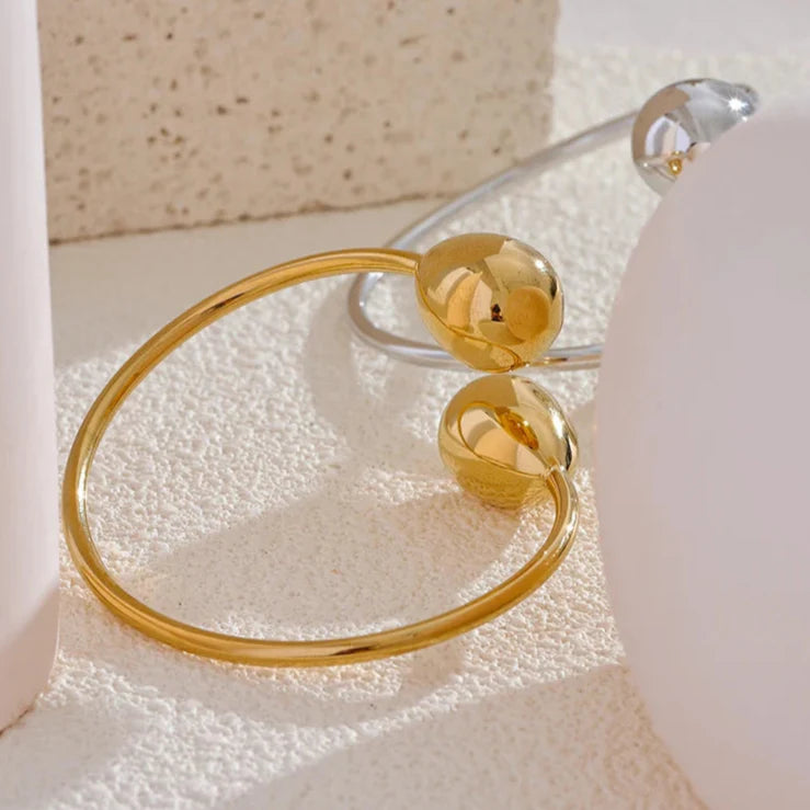 Gourmette Charm Bracelet Water Drop Gold