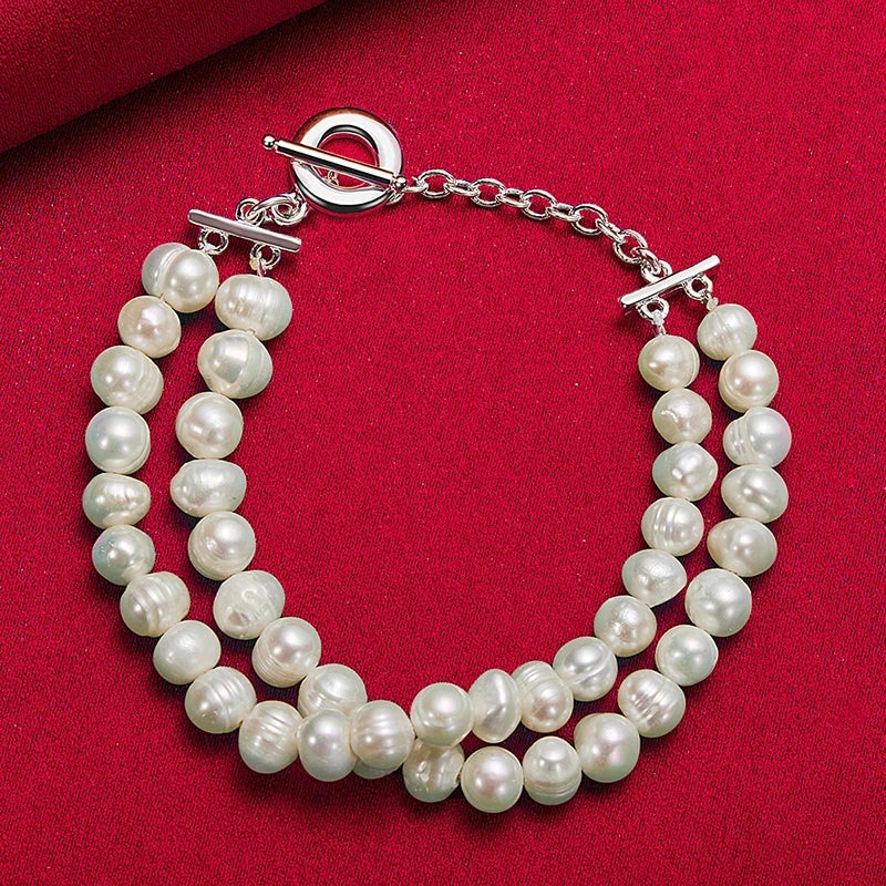 Retro-Style Figaro Bracelet with Beads