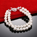 Retro-Style Figaro Bracelet with Beads