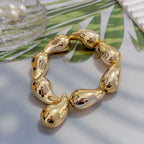 Elastic Curb Bracelet Water Drop