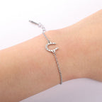 Bracelet / Horseshoe Bracelet Lucky Horseshoe Charm silver