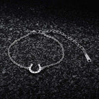 Bracelet / Horseshoe Bracelet Lucky Horseshoe Charm silver