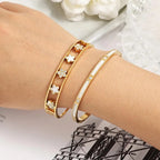 Fine Flowers 5-Petal ID Bracelet a