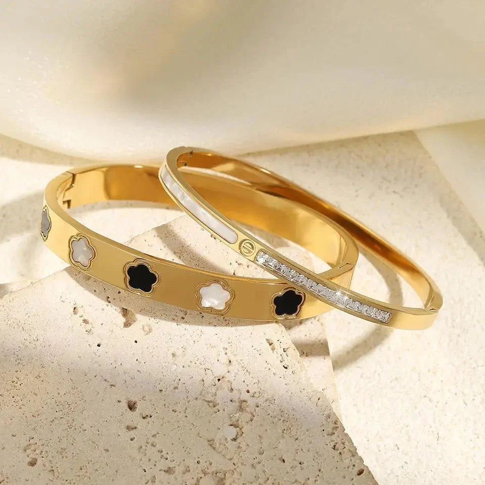 Fine Flowers 5-Petal ID Bracelet b