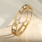 Fine Flowers 5-Petal ID Bracelet a