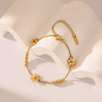 Daisy Flower Figaro Bracelet