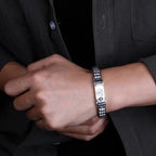 Tibetan Buddhist Men's ID Bracelet 