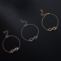 Infinity Bracelet Gold, Silver and Rose Gold