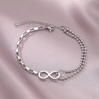 Infinite Bracelet Gold Or Silver silver