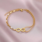 Infinite Bracelet Gold Or Silver gold