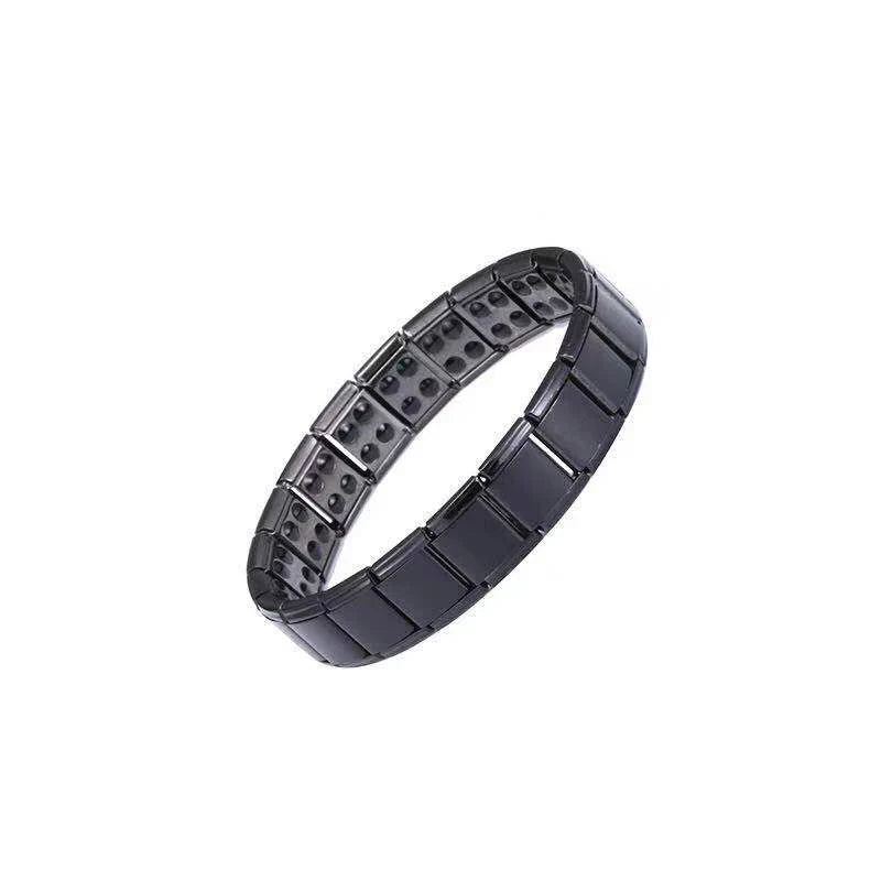 Magnetic Men's Anti-Stress Bracelet Black