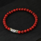Buddhist Stone Curb Chain Bracelet