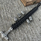 Mjolnir Bracelet - Thor’s Hammer Viking black