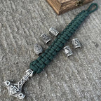 Mjolnir Bracelet - Thor’s Hammer Viking green 3 