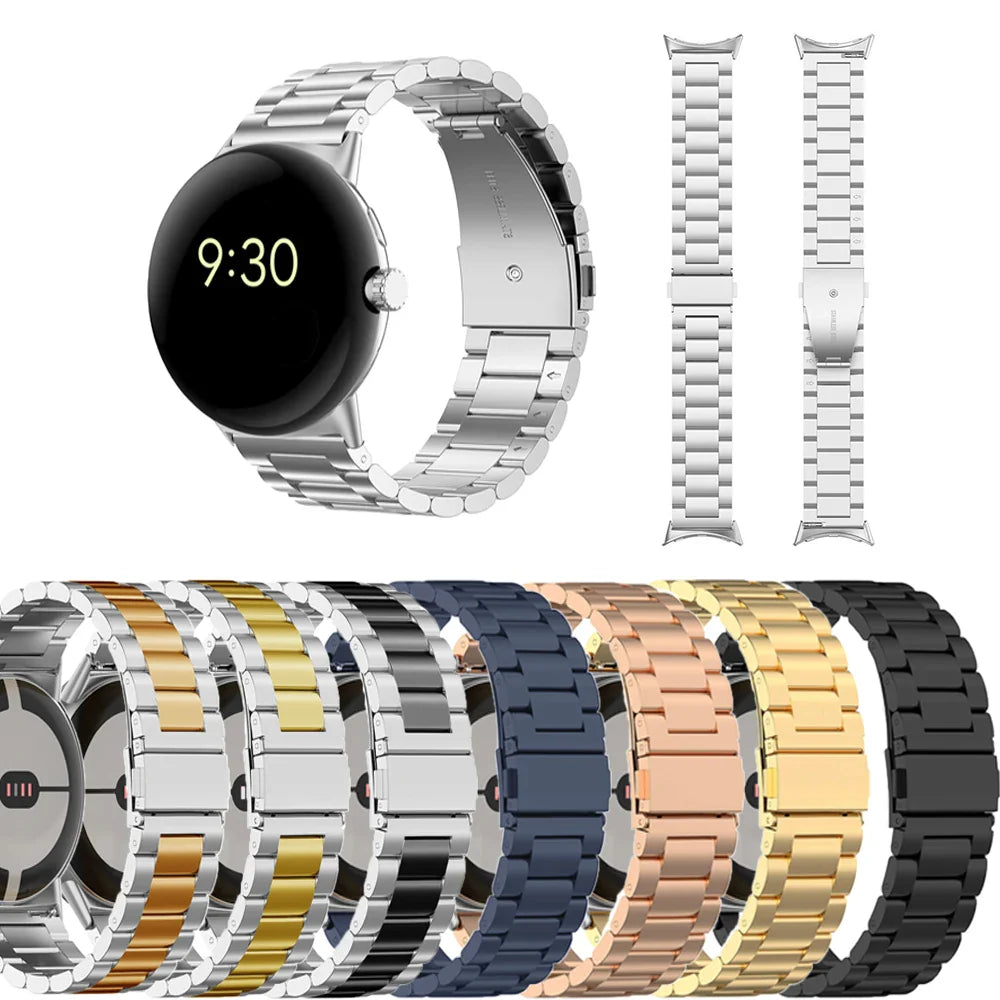 Tempered Steel Watch Band Smartwatch Google Pixel Watch 1 & 2