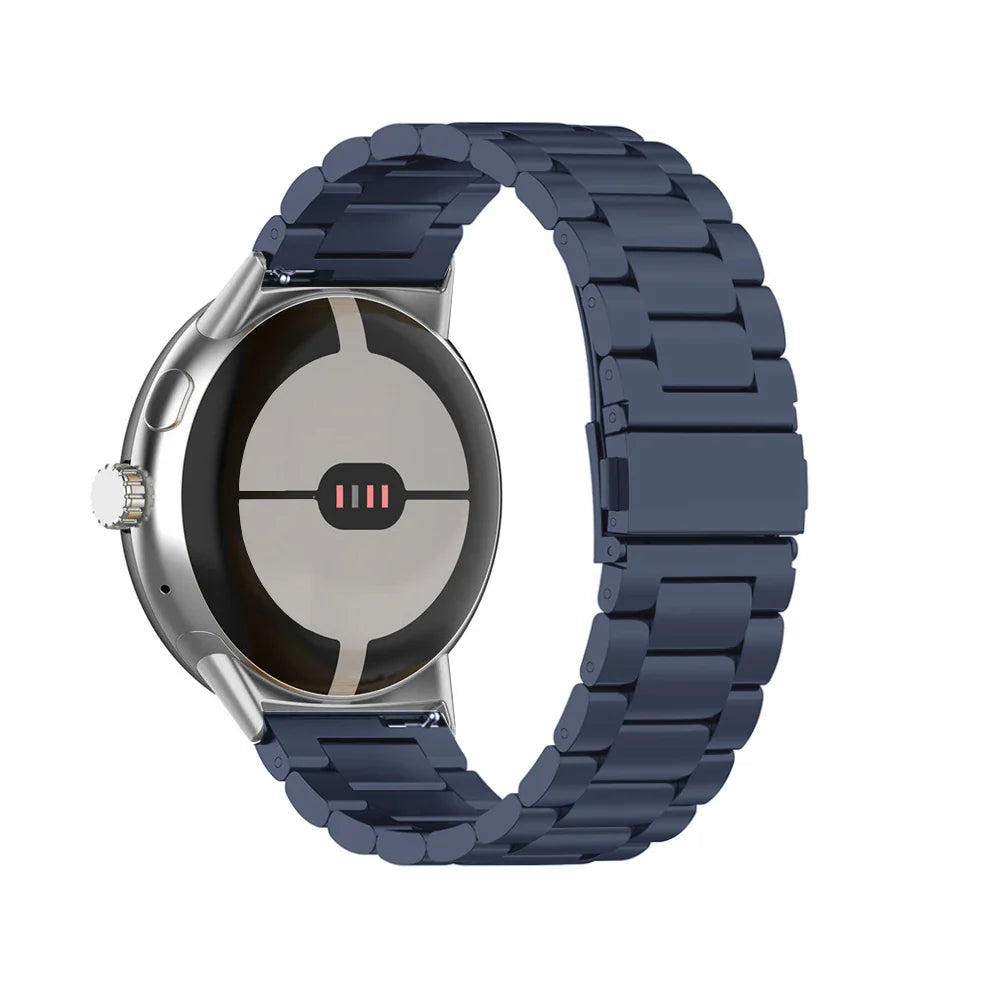 Tempered Steel Watch Band Smartwatch Google Pixel Watch 1 & 2 black