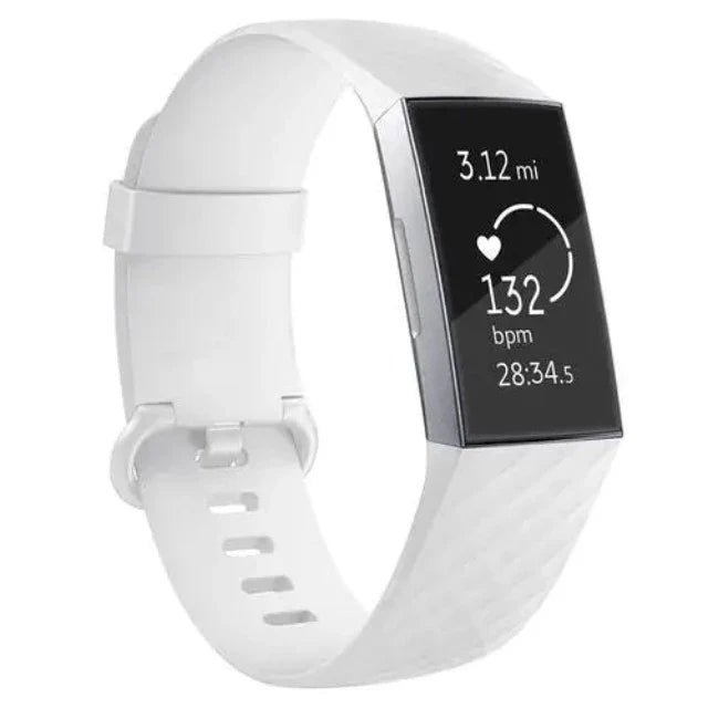 Fitbit Charge 3 & Charge 4 Watch Band in White