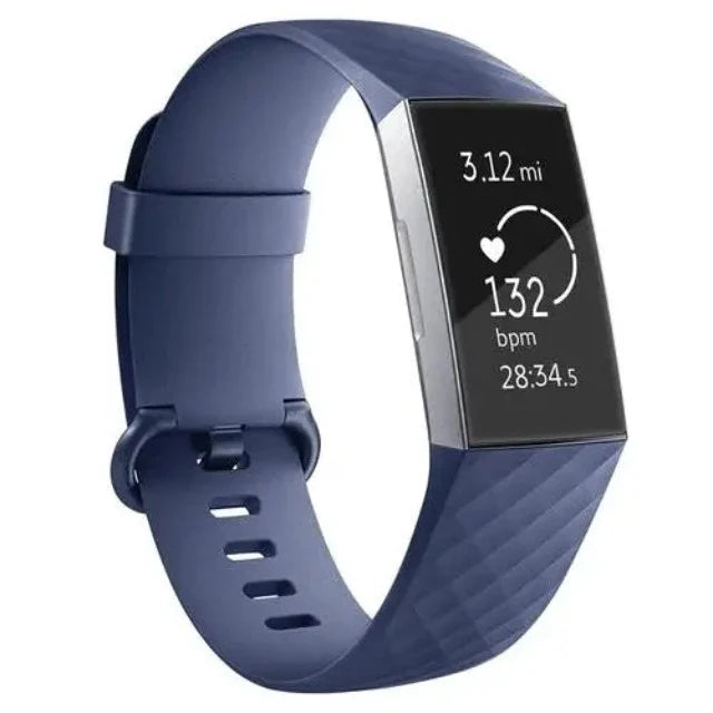 Fitbit Charge 3 & Charge 4 Watch Band in Navy Blue