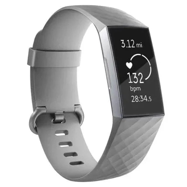 Fitbit Charge 3 & Charge 4 Watch Band in Gray