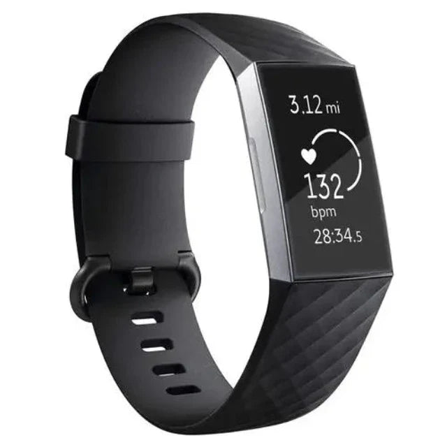 Fitbit Charge 3 & Charge 4 Watch Band in Black