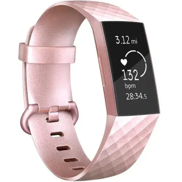 Fitbit Charge 3 & Charge 4 Watch Band in Rose Gold