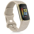 Fitbit Charge 5 Watch Band shiny gold