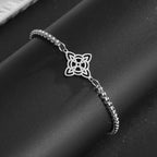 Witch's Knot Silver Bracelet