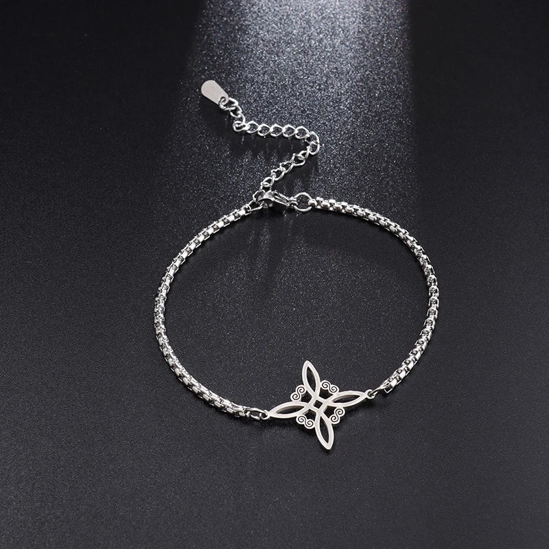 Witch’s Knot Bracelet Silver